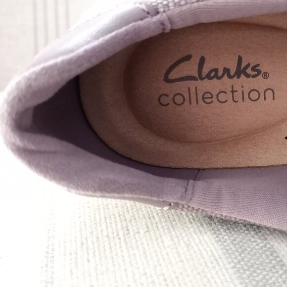'CLARKS' NWT Canvas Lace up Sneaker - Picture 12 of 16